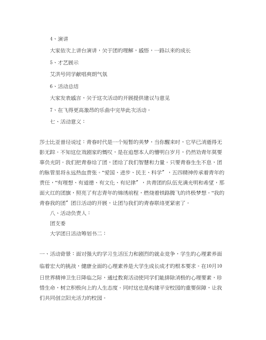 2023年大学团日活动策划书.docx_第2页