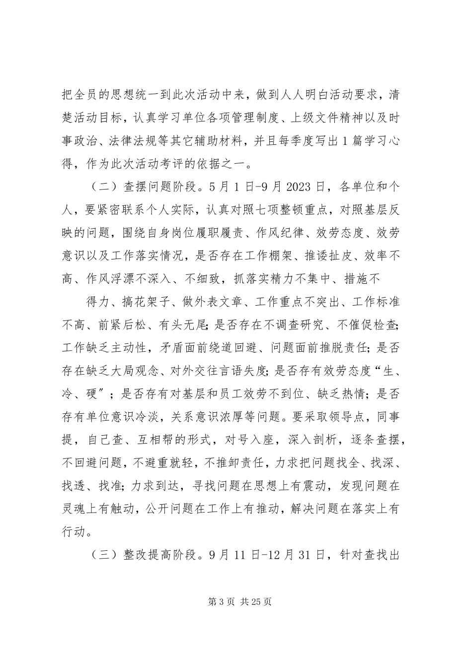 2023年天宇公司党支部行风整顿活动实施方案.docx_第3页