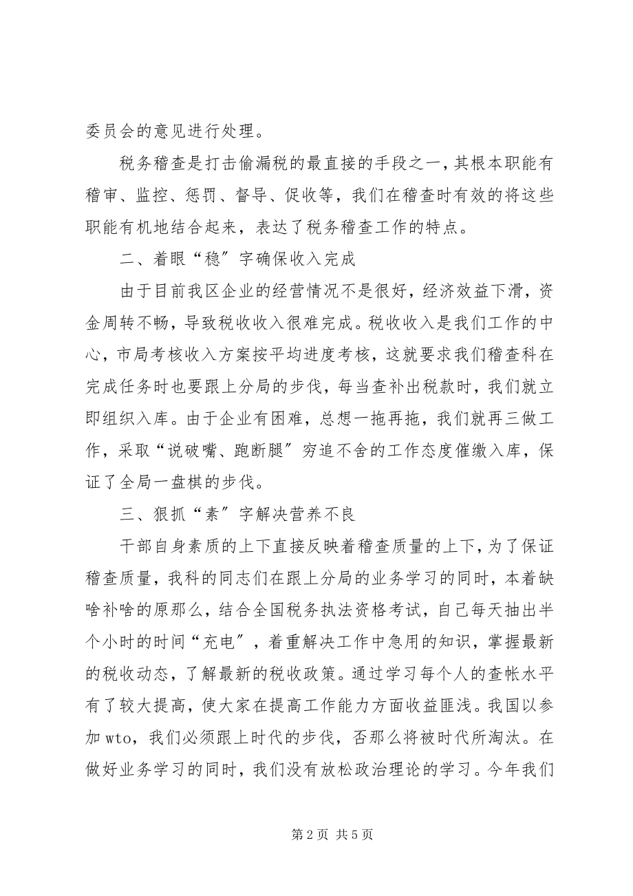 2023年税务稽查年度个人总结.docx_第2页