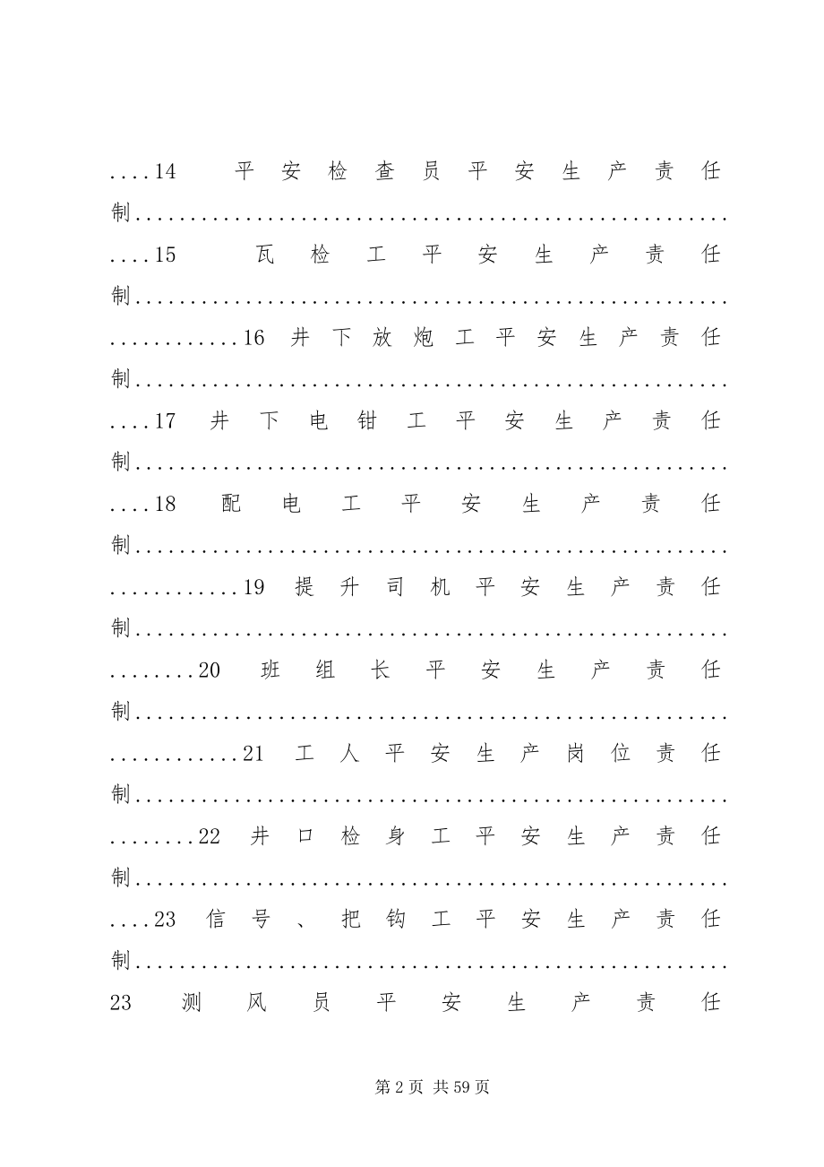 2023年板石煤矿各岗位安全生产责任制新编.docx_第2页