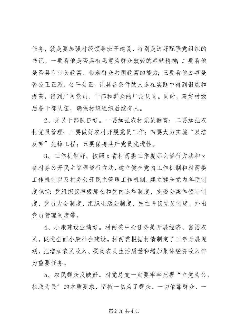 2023年X村创建五个好党总支活动方案新编.docx_第2页