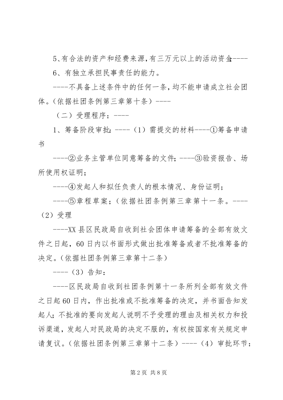 2023年社会团体成立登记申请书咨询.docx_第2页