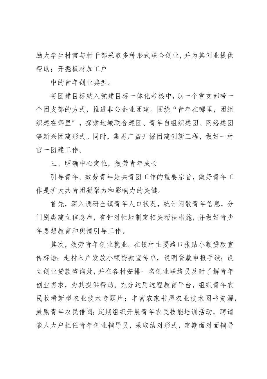 2023年陈集镇共青团重点工作汇报新编.docx_第2页