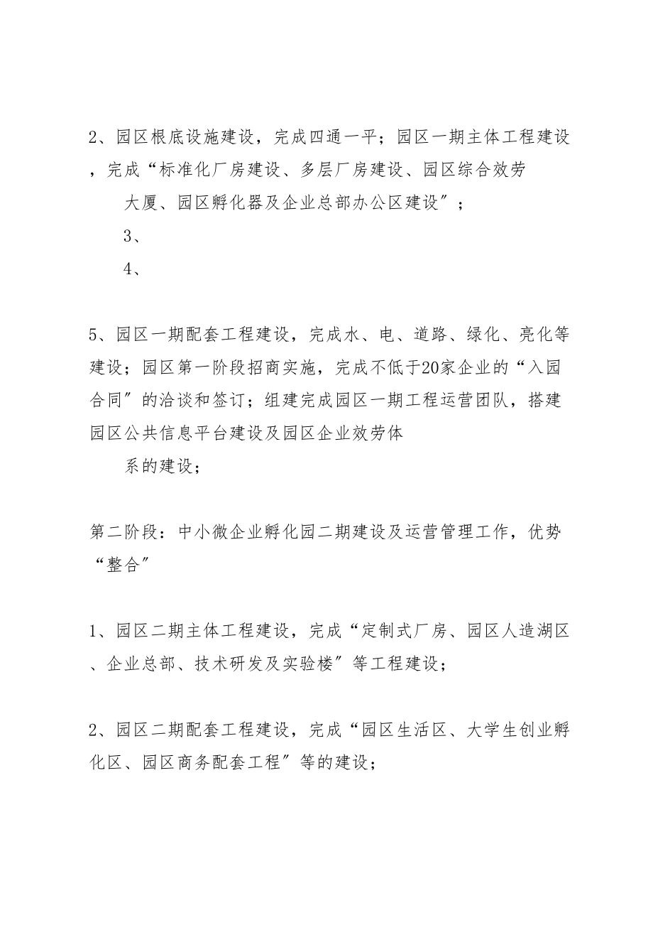 2023年区中小企业孵化园建设推进方案新编.doc_第2页