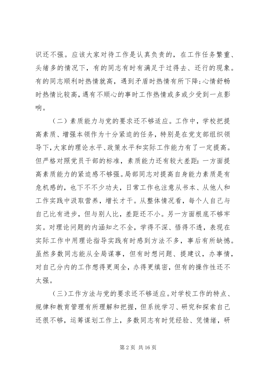 2023年班子党风党纪对照检查材料新编.docx_第2页