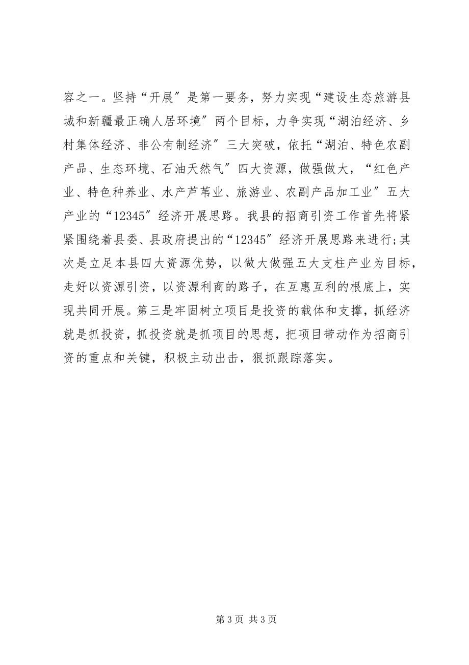 2023年招商引资年终工作总结范文乡镇招商引资工作总结.docx_第3页