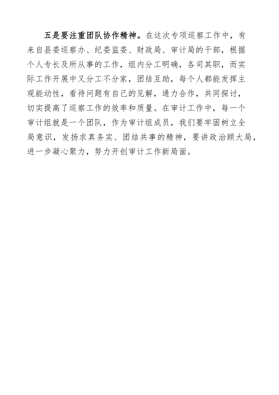 参加涉粮问题专项巡察心得体会研讨发言材料.docx_第3页