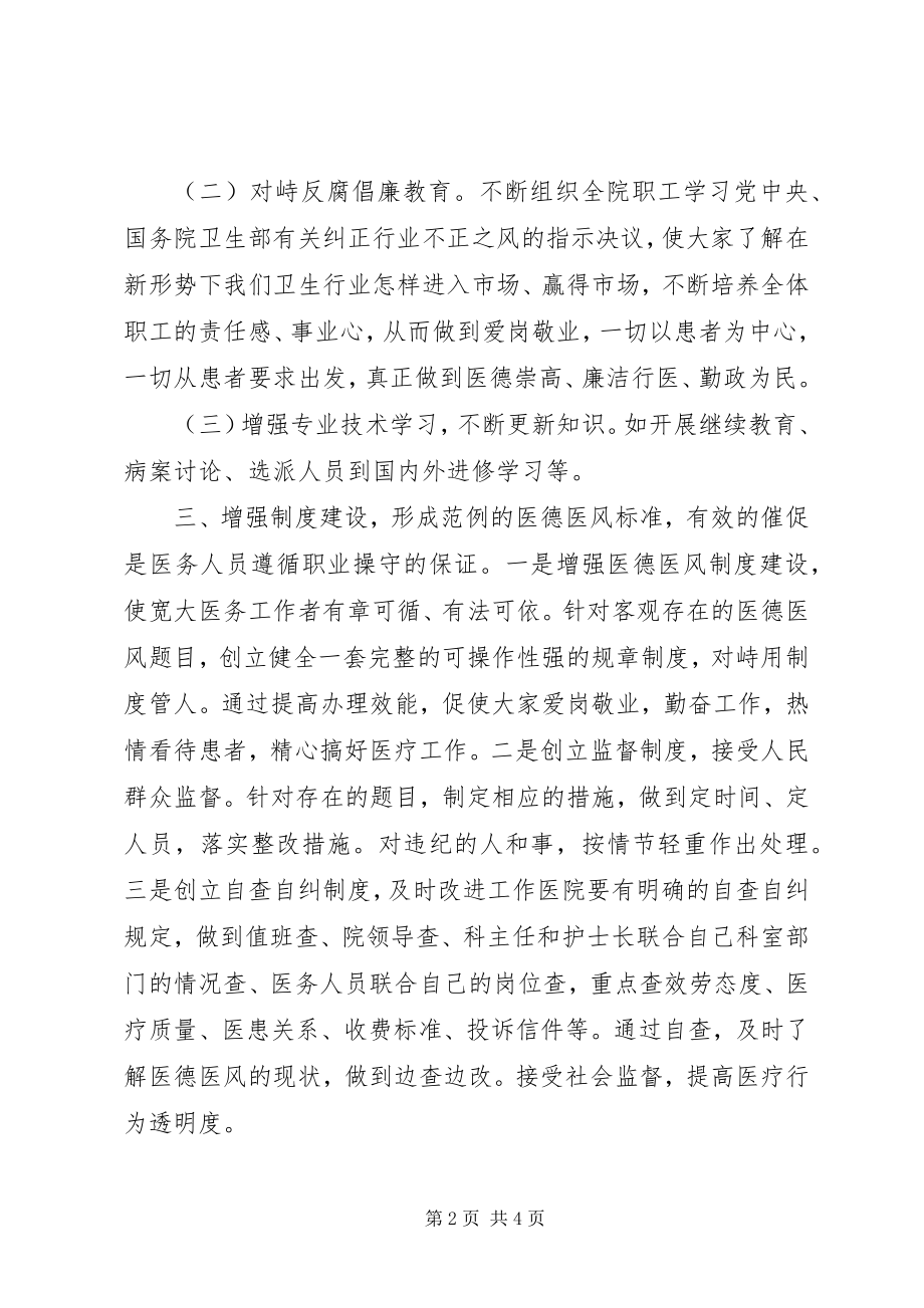 2023年医德医风培训总结.docx_第2页