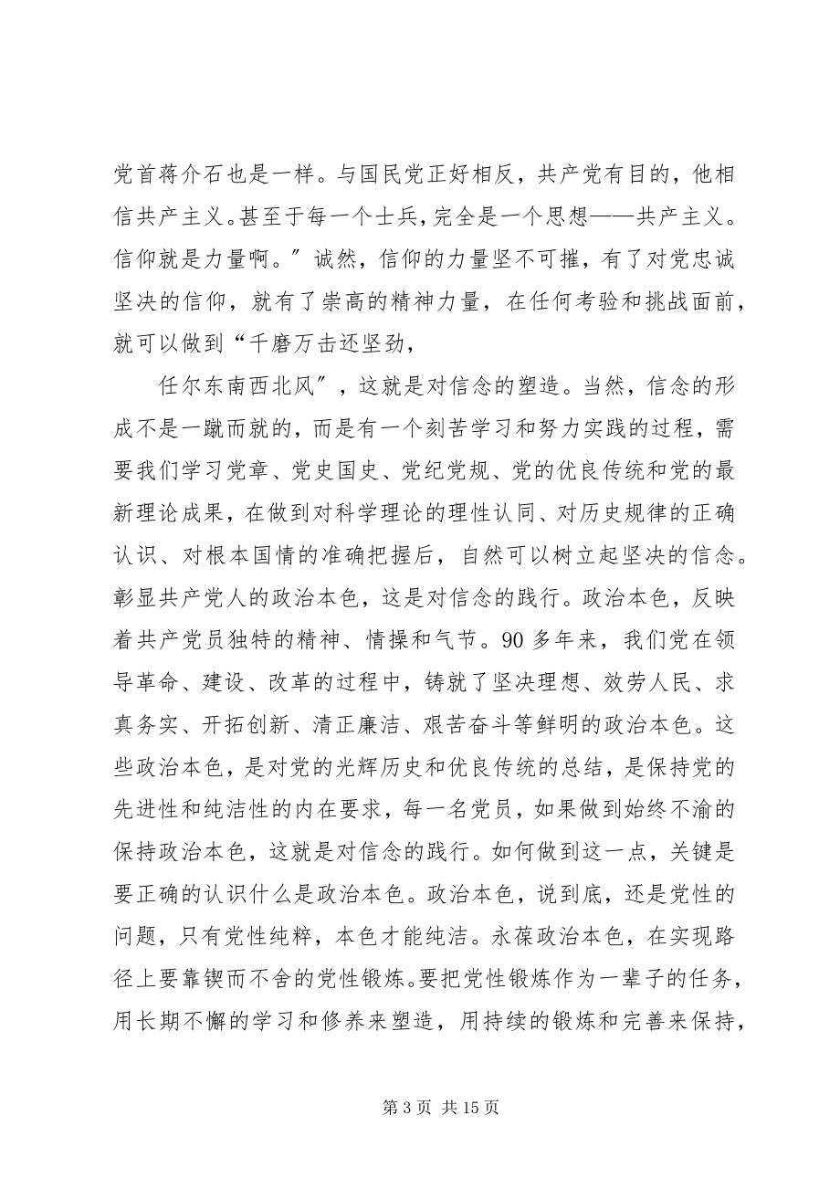 2023年两学一做讲政治有信念心得体会.docx_第3页