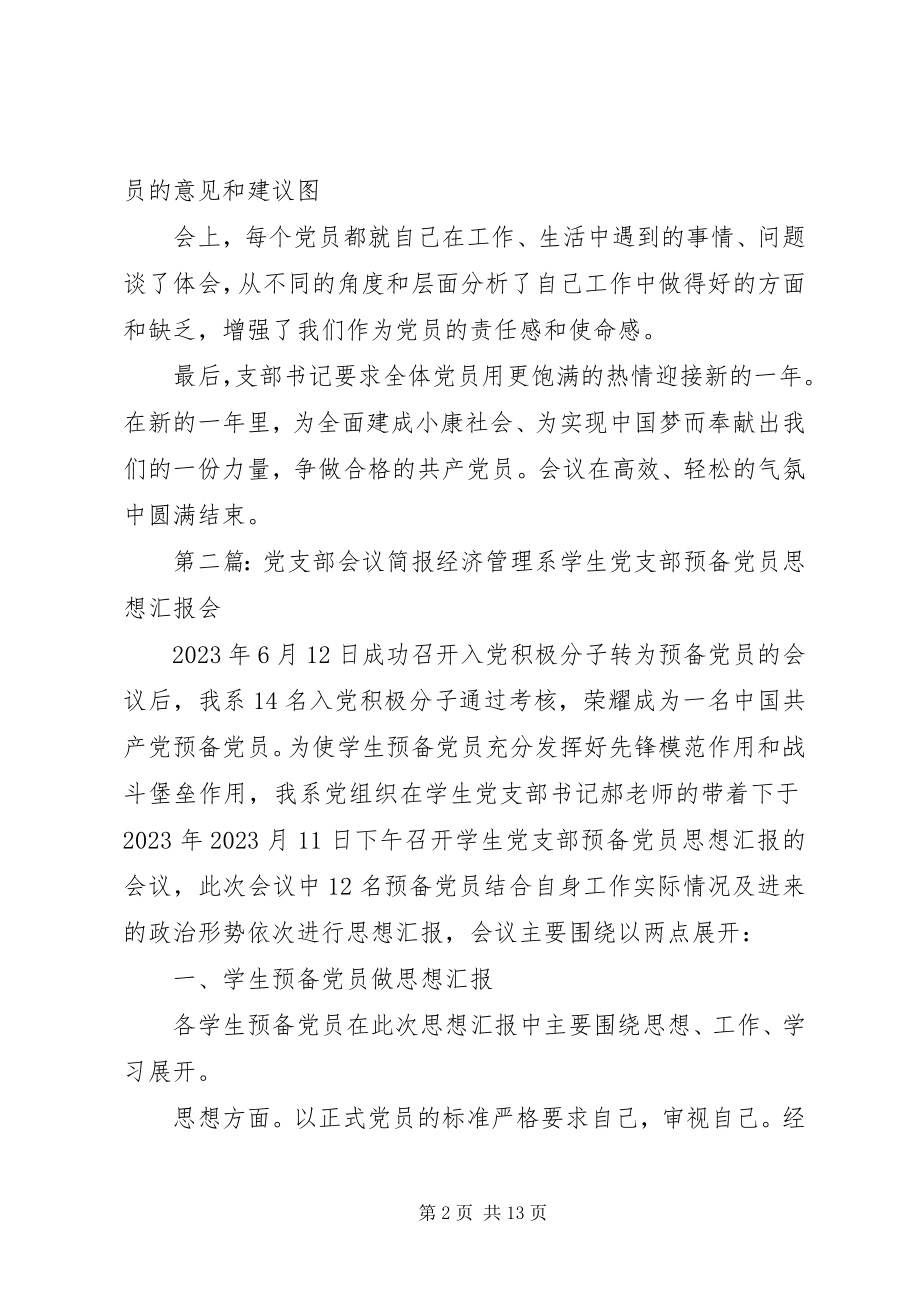 2023年小板桥党支部工作总结会议简报.docx_第2页