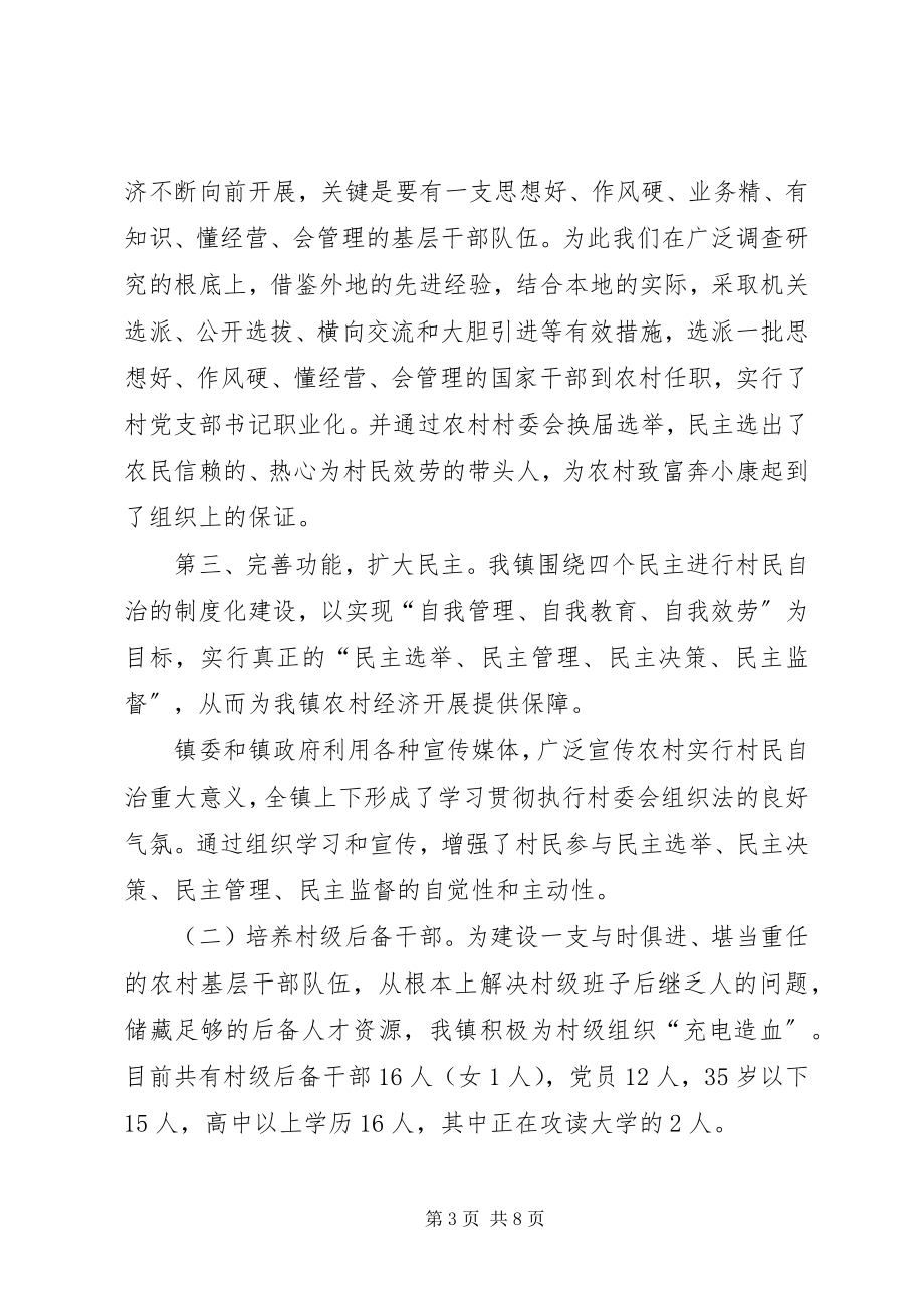 2023年乡镇农村基层政权建设总结乡镇.docx_第3页