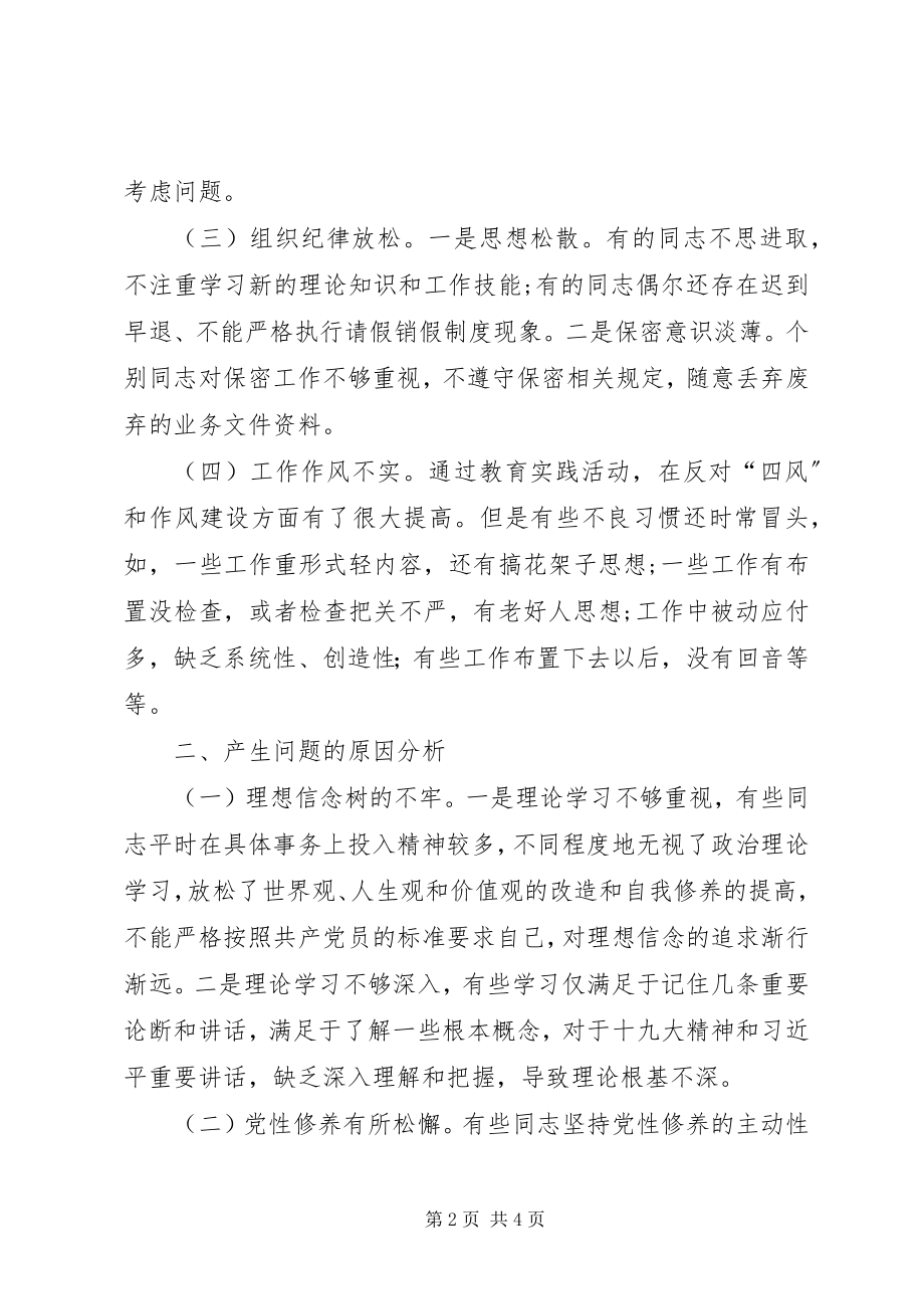 2023年支部建设对照检查材料.docx_第2页