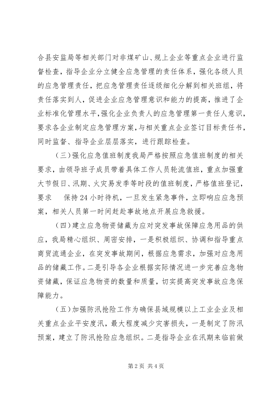 2023年经信局度安全生产应急管理工作总结.docx_第2页