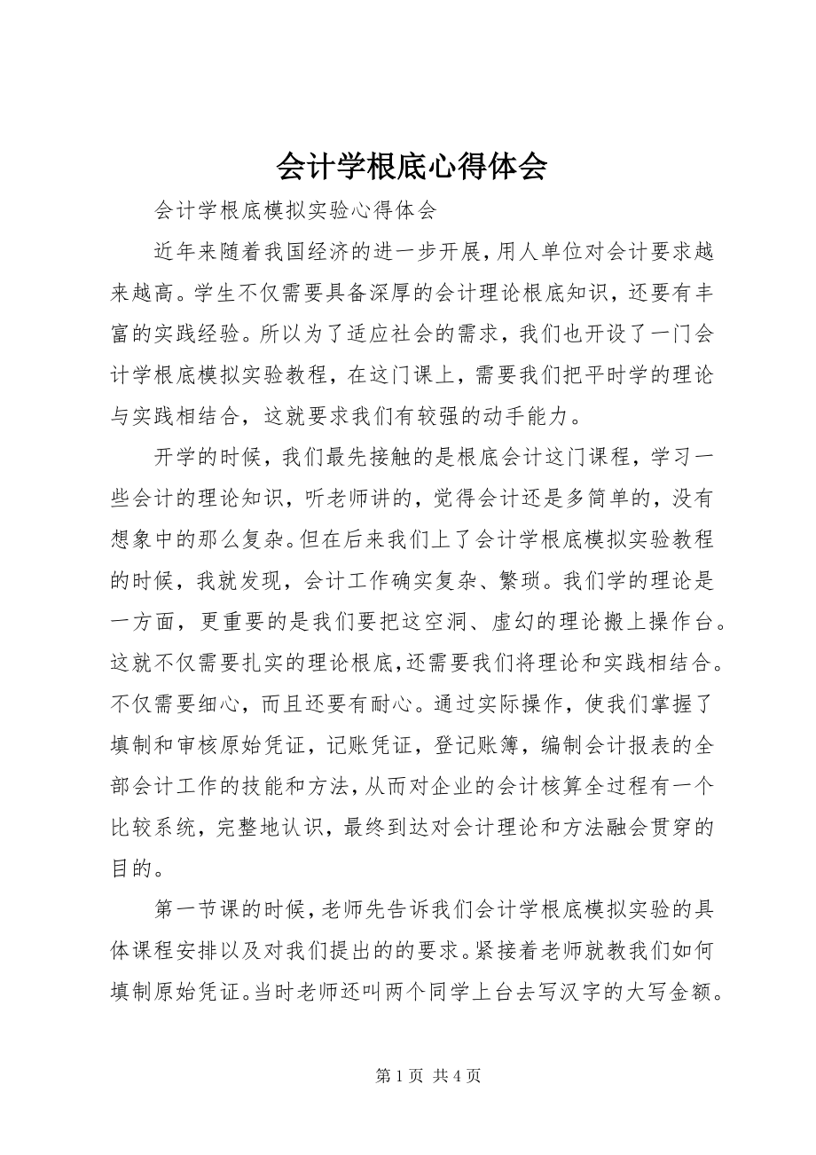 2023年会计学基础心得体会.docx_第1页