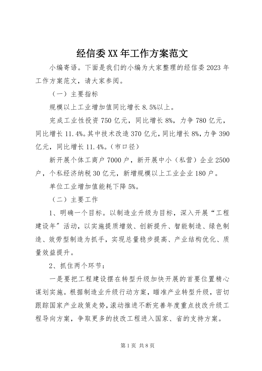 2023年经信委工作计划3.docx_第1页