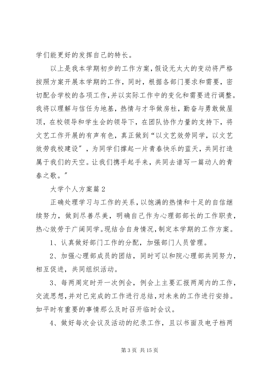 2023年大学个人计划5篇.docx_第3页