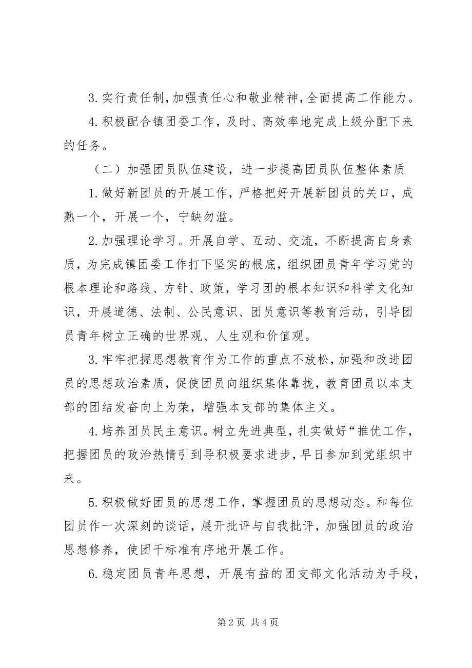 2023年分管团支部及文体个人工作计划.docx_第2页