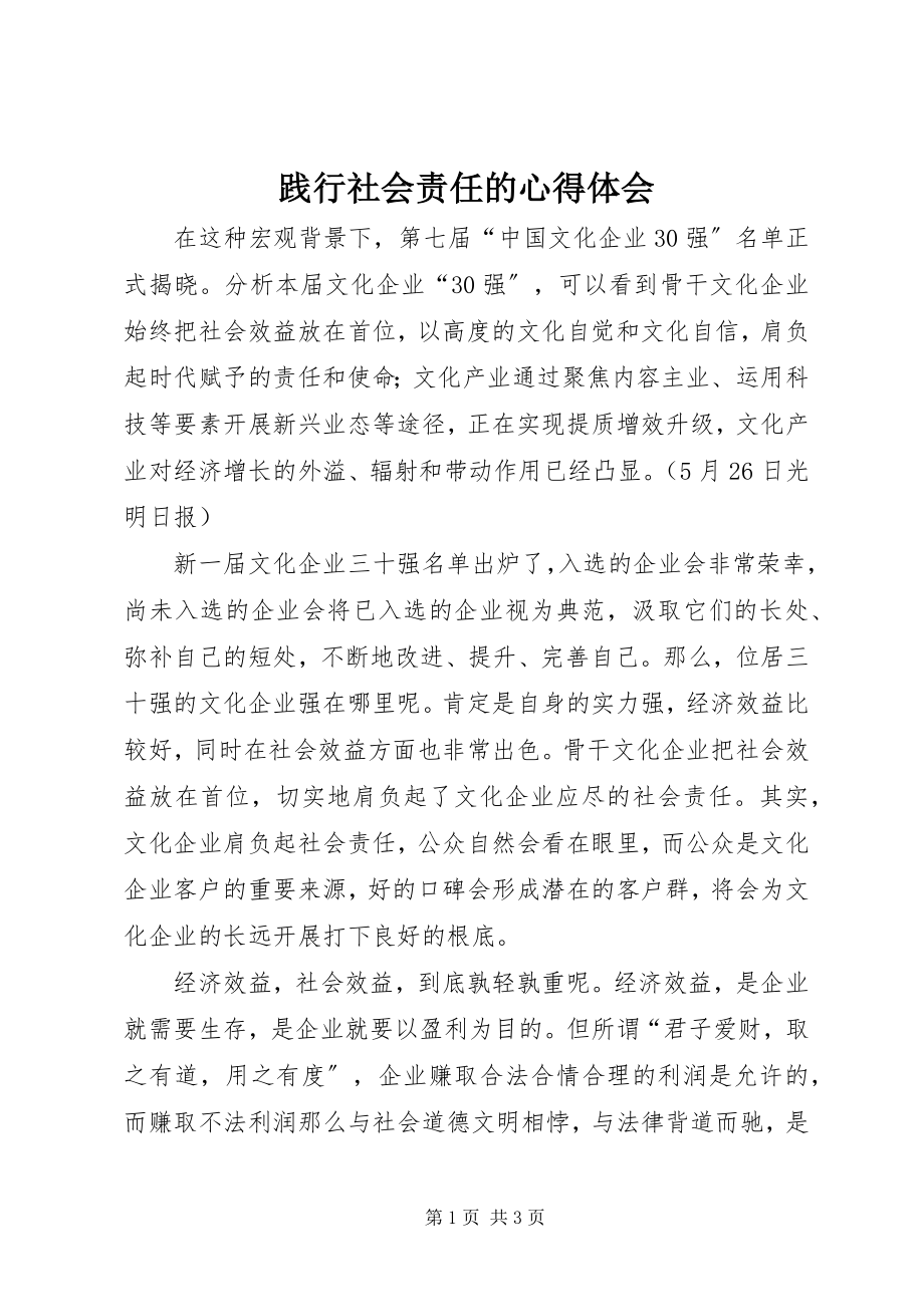 2023年践行社会责任的心得体会.docx_第1页