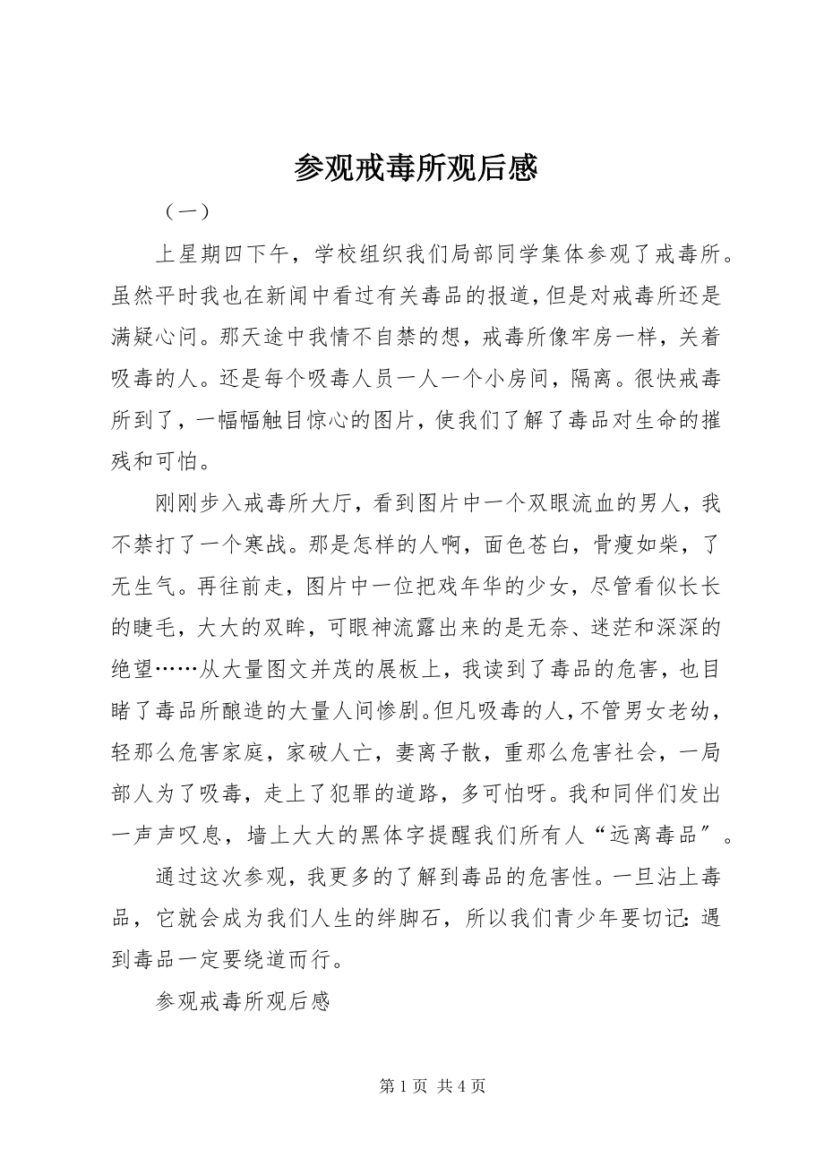 2023年参观戒毒所观后感新编.docx_第1页