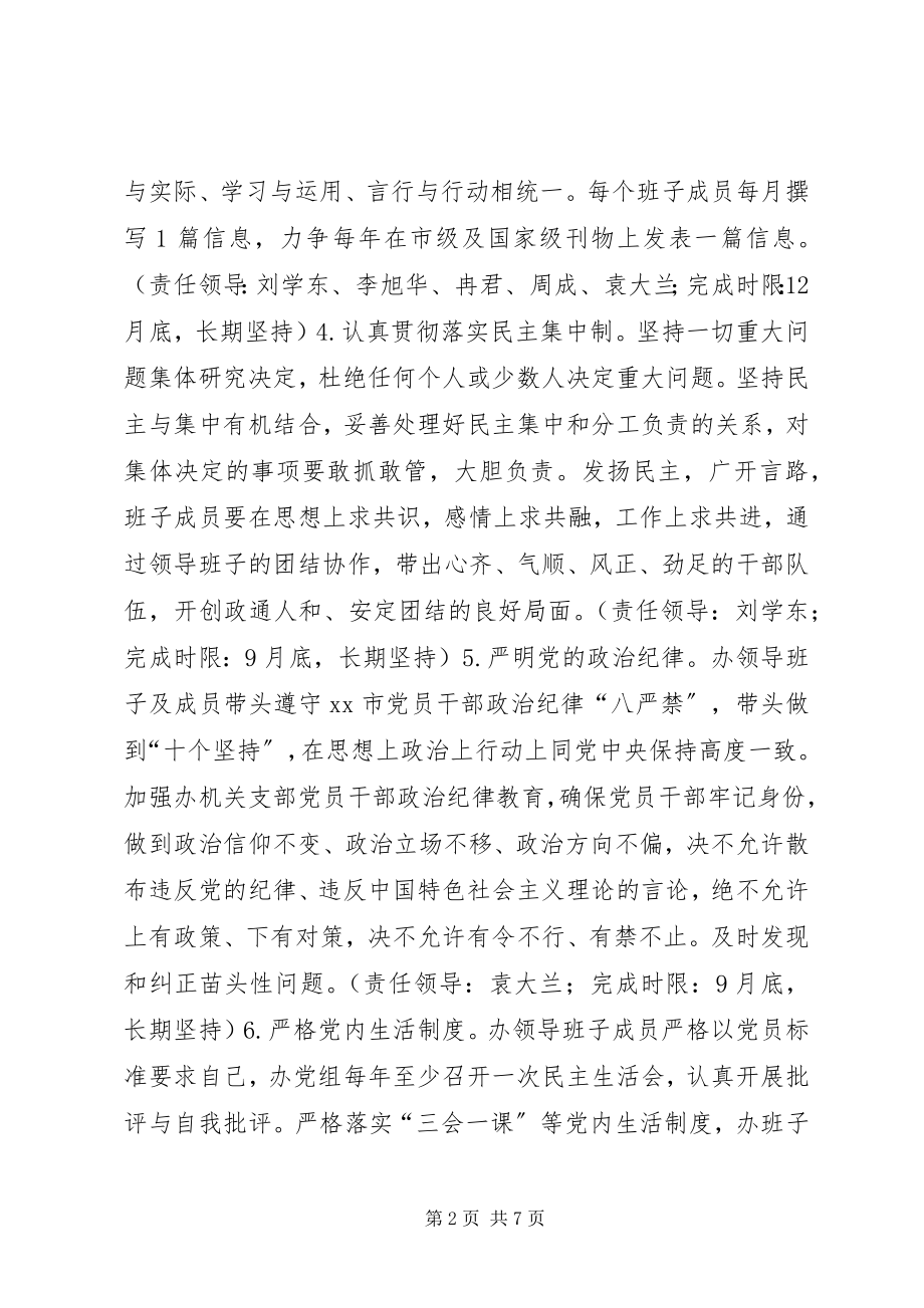 2023年县信访办党组班子党的群众路线教育实践活动整改方案.docx_第2页