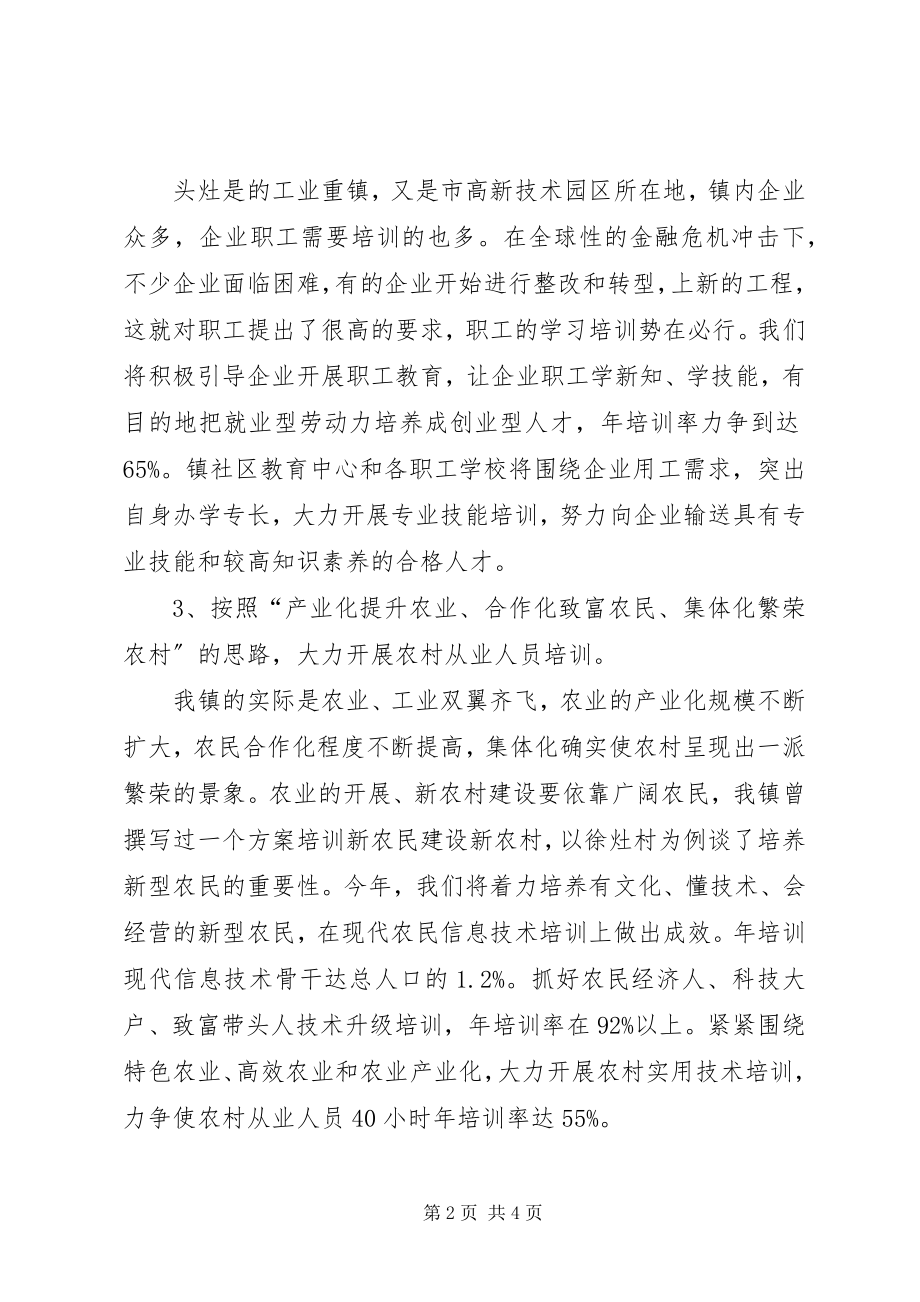 2023年全新镇委社区教育工作计划.docx_第2页