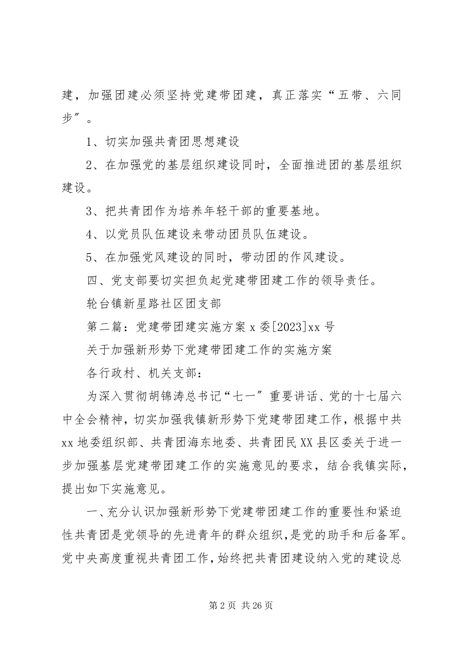 2023年社区党建带团建实施方案.docx_第2页