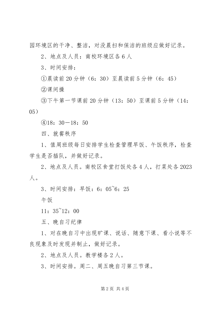 2023年州滕市第二中学值周工作条例.docx_第2页