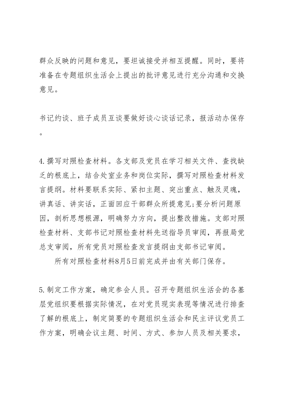 2023年党支部专题组织生活会方案.doc_第3页