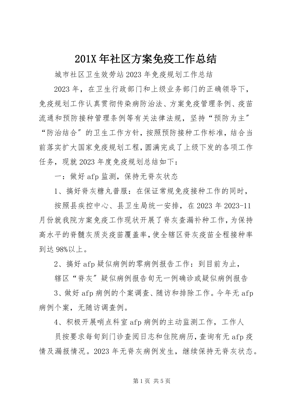 2023年社区计划免疫工作总结.docx_第1页