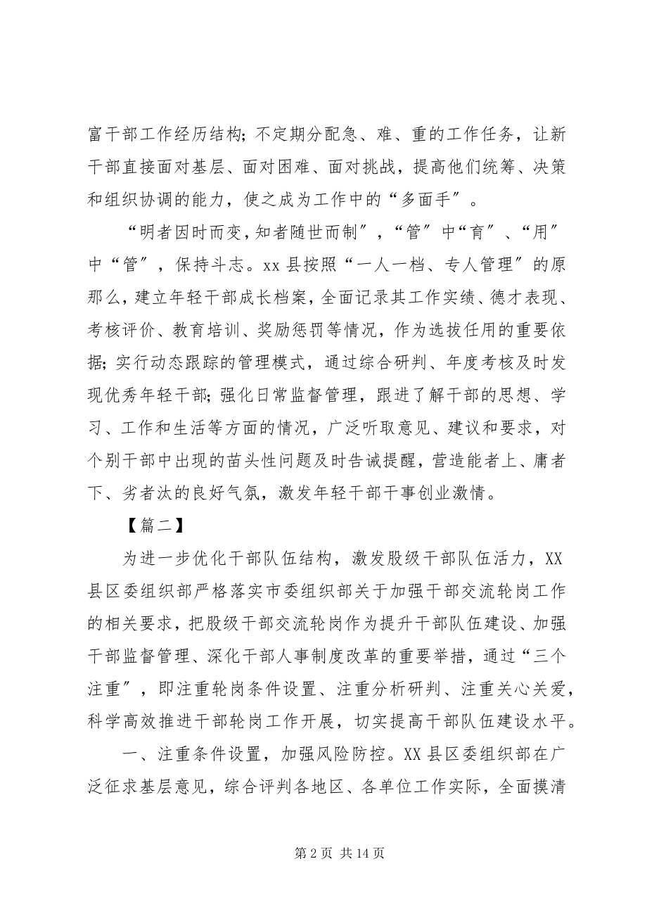 2023年干部监督管理工作经验材料七篇.docx_第2页