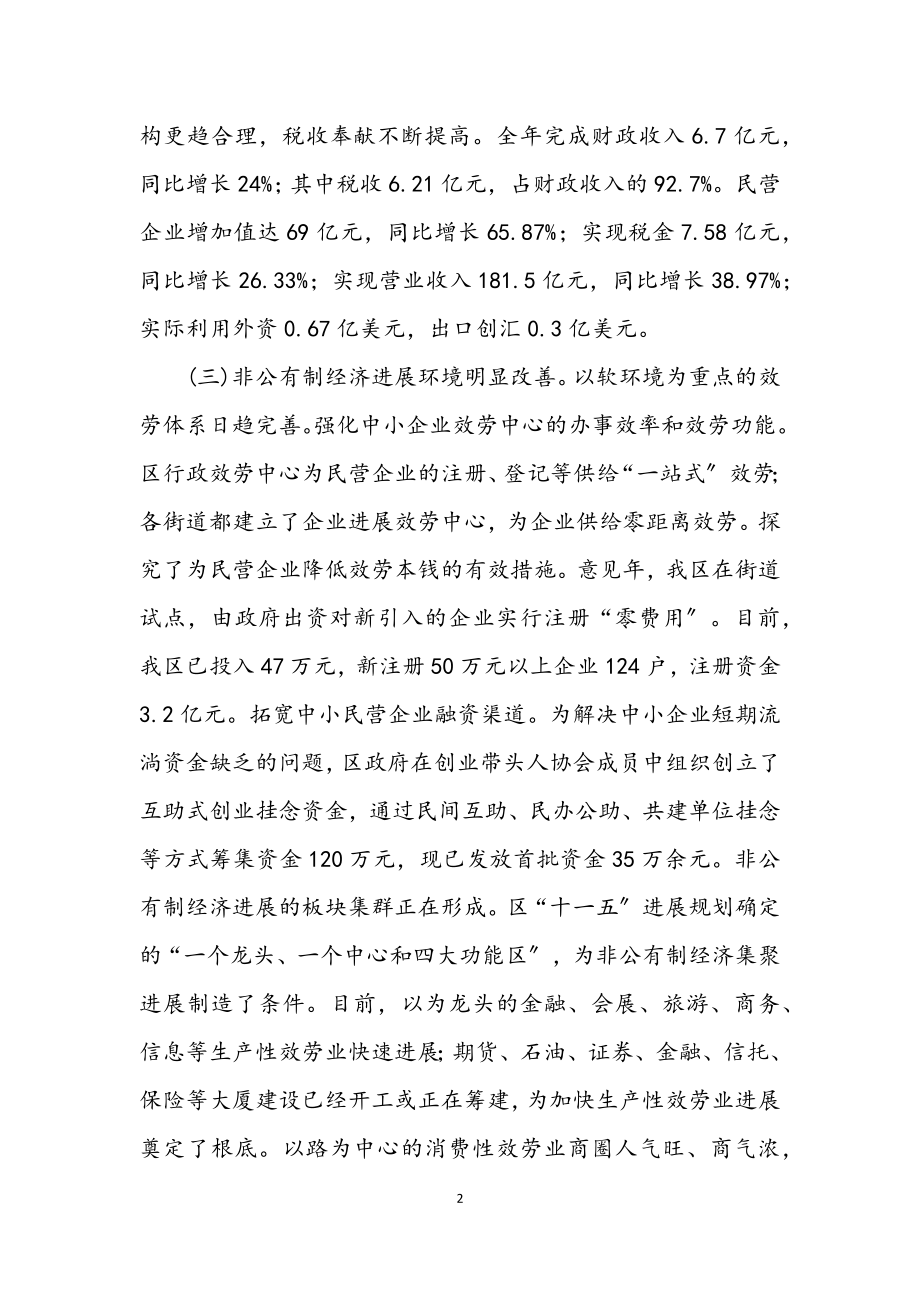 2023年非公有制经济工作座谈会上发言.docx_第2页