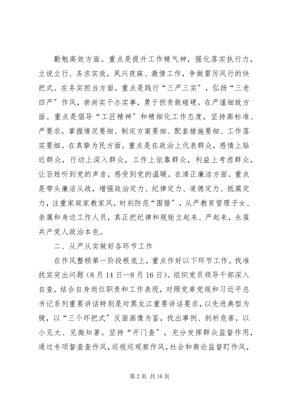 2023年公司作风整顿专题民主生活会方案.docx_第2页