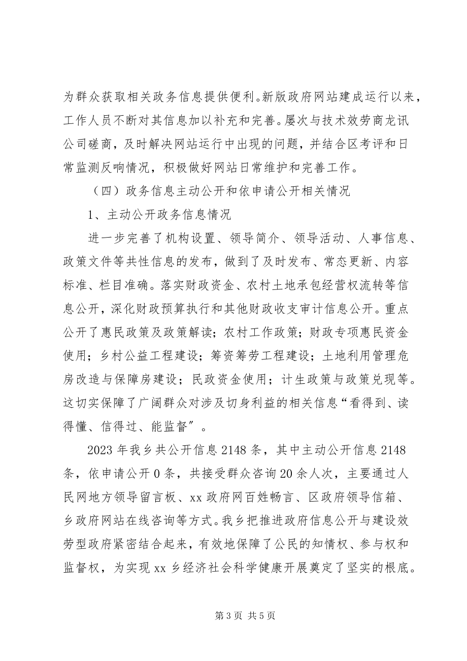 2023年乡政务公开工作总结.docx_第3页