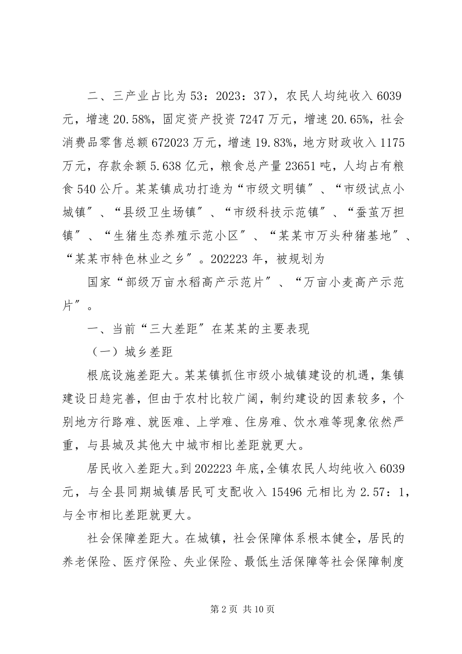 2023年缩小城乡贫富区域三大差距调研材料.docx_第2页