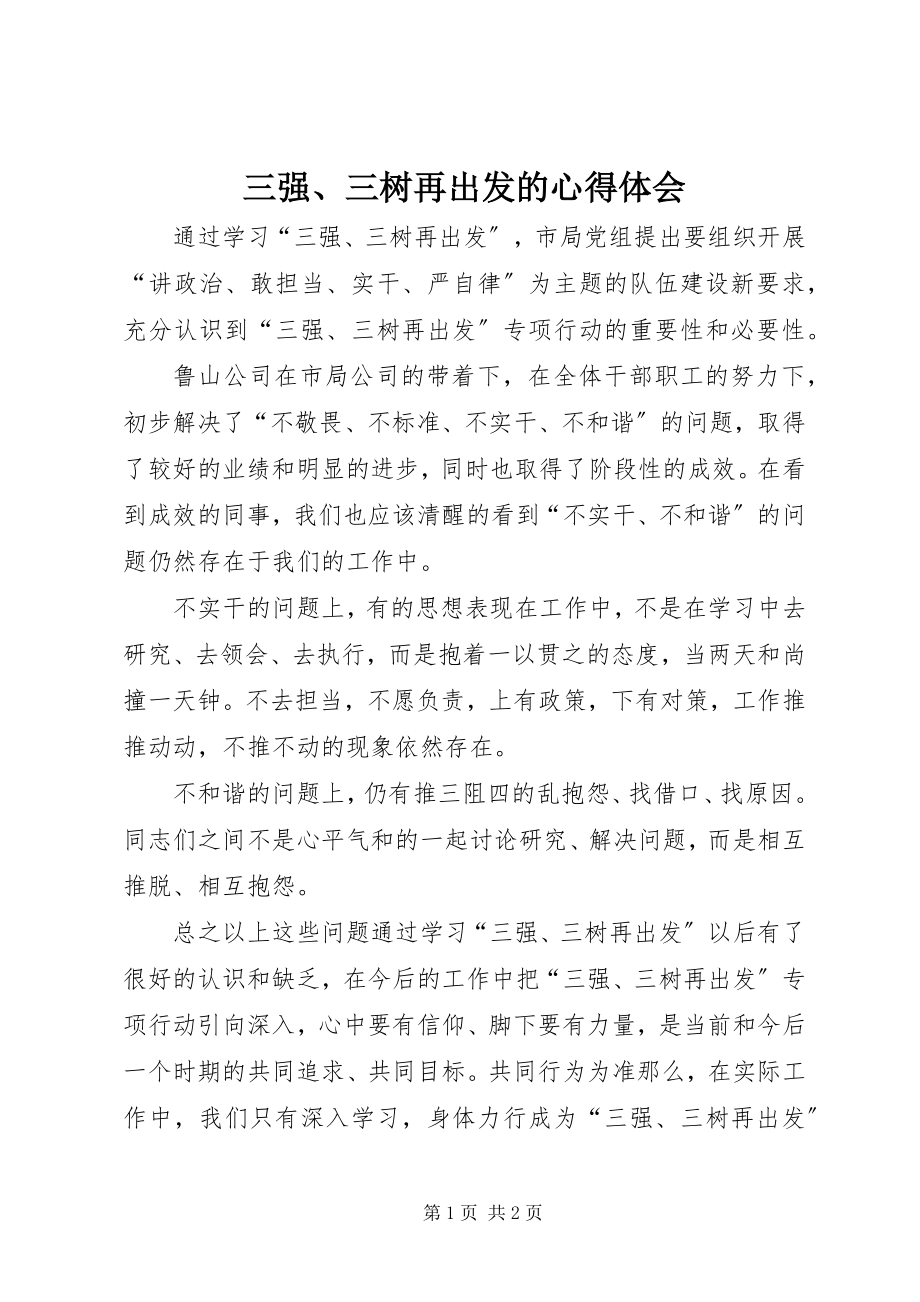 2023年三强三树再出发的心得体会.docx_第1页