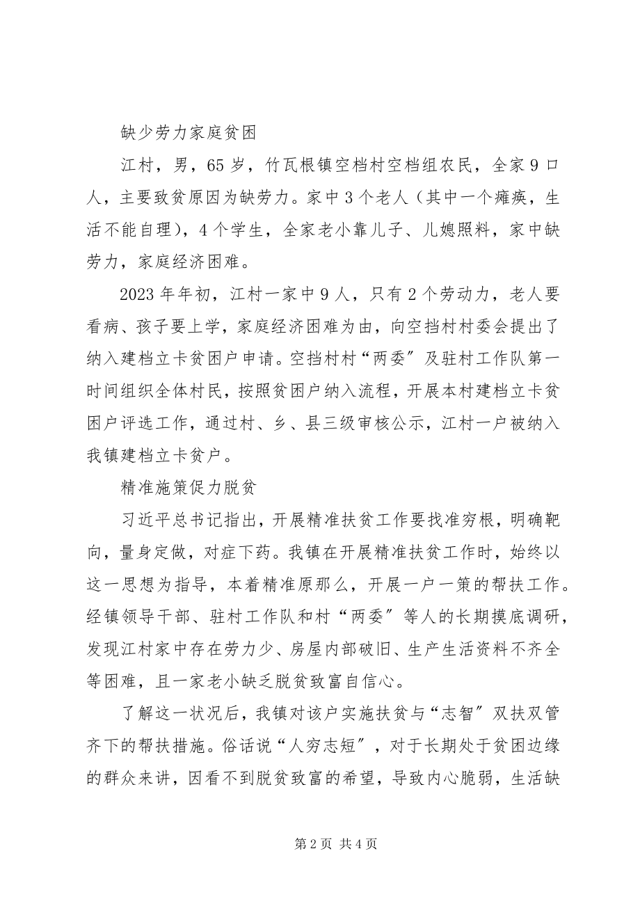 2023年精准扶贫脱贫个人典型事迹材料.docx_第2页