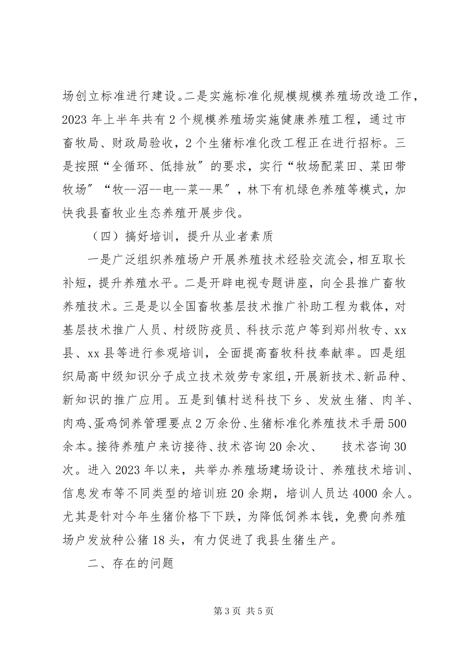 2023年乡镇上半年畜牧工作总结.docx_第3页