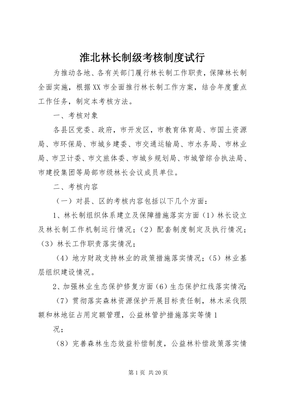 2023年淮北林长制级考核制度试行.docx_第1页