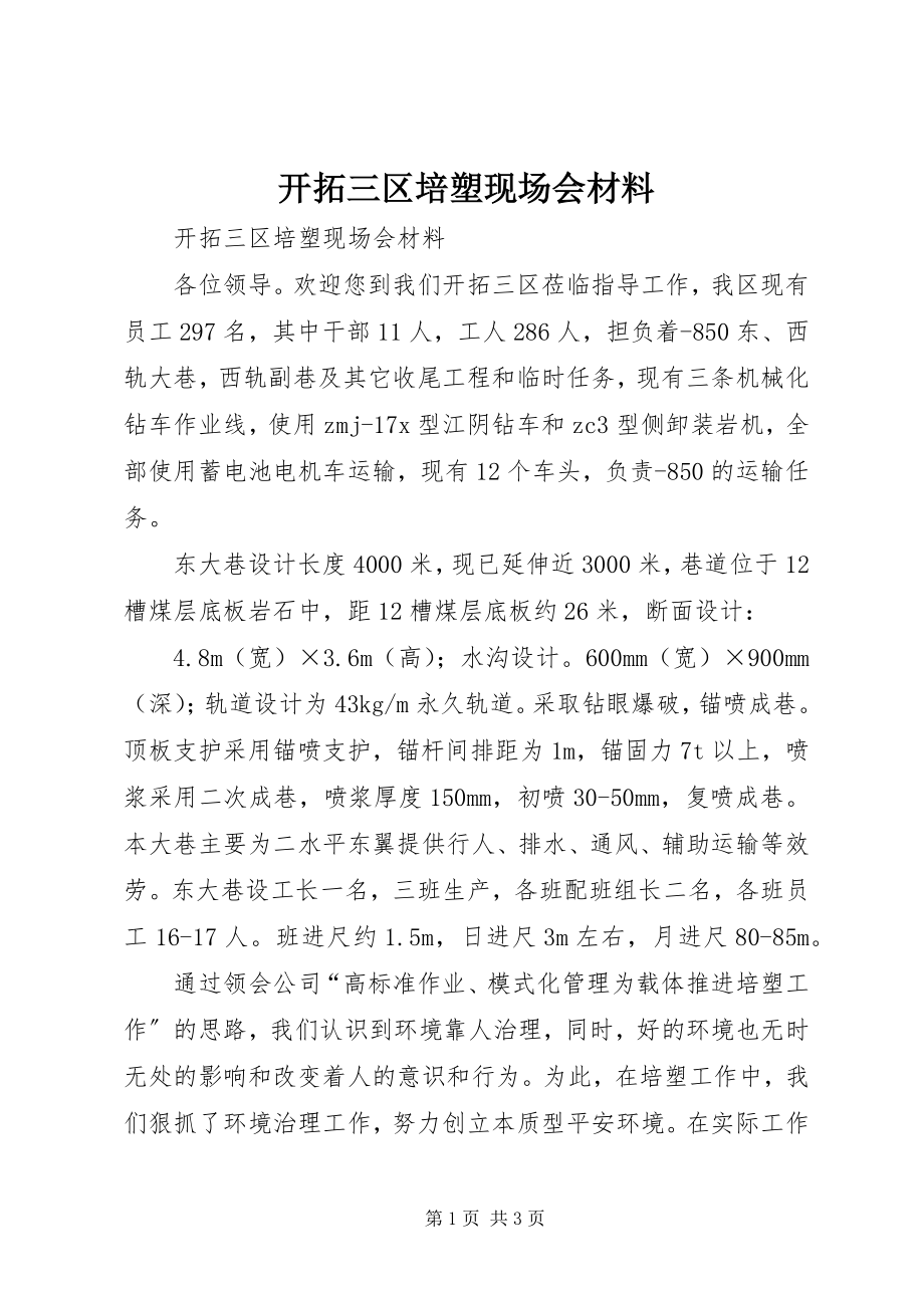 2023年开拓三区培塑现场会材料.docx_第1页