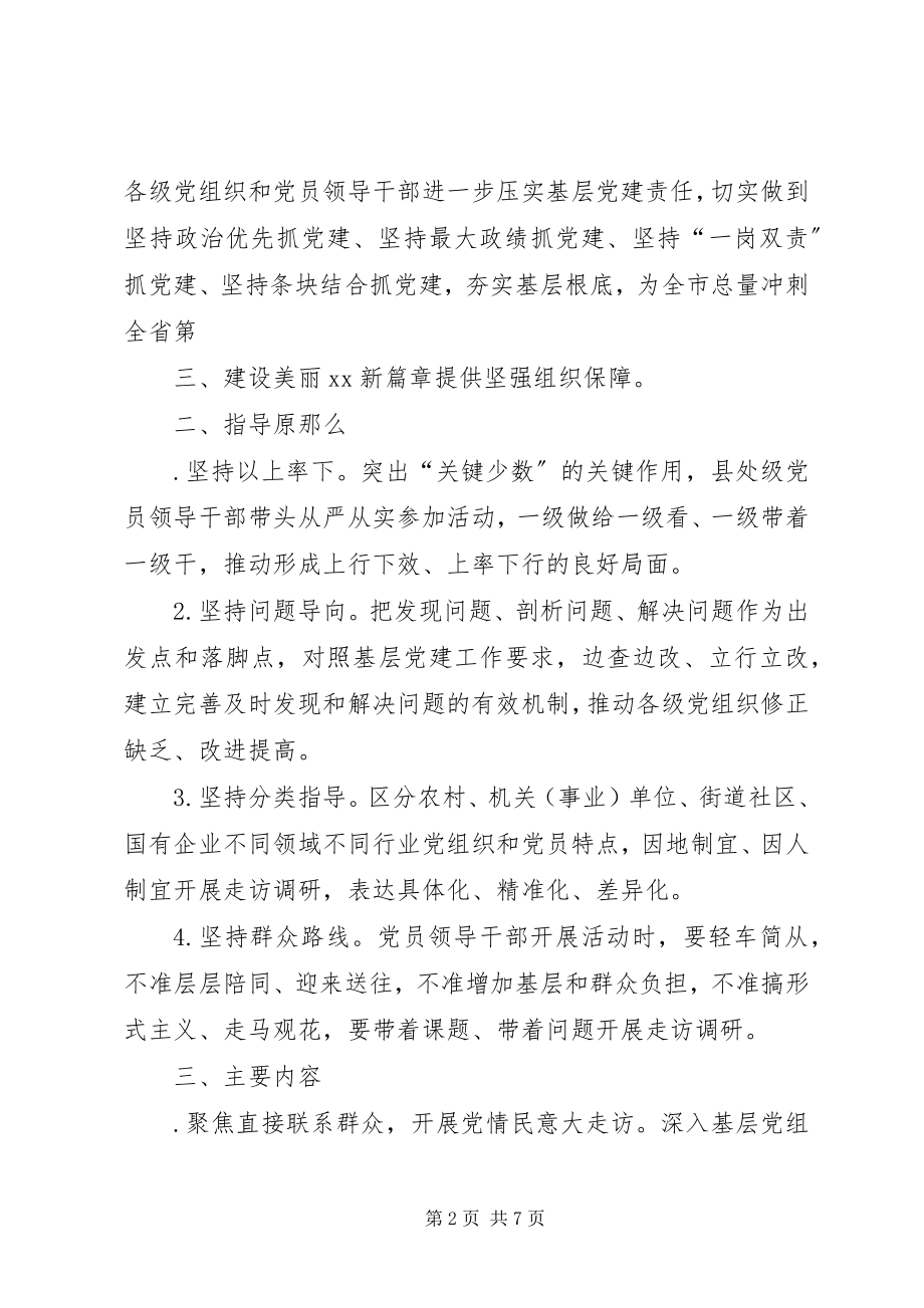 2023年基层党建“大走访、大调研、大宣讲、大督查、大整改”活动方案[最终定稿.docx_第2页