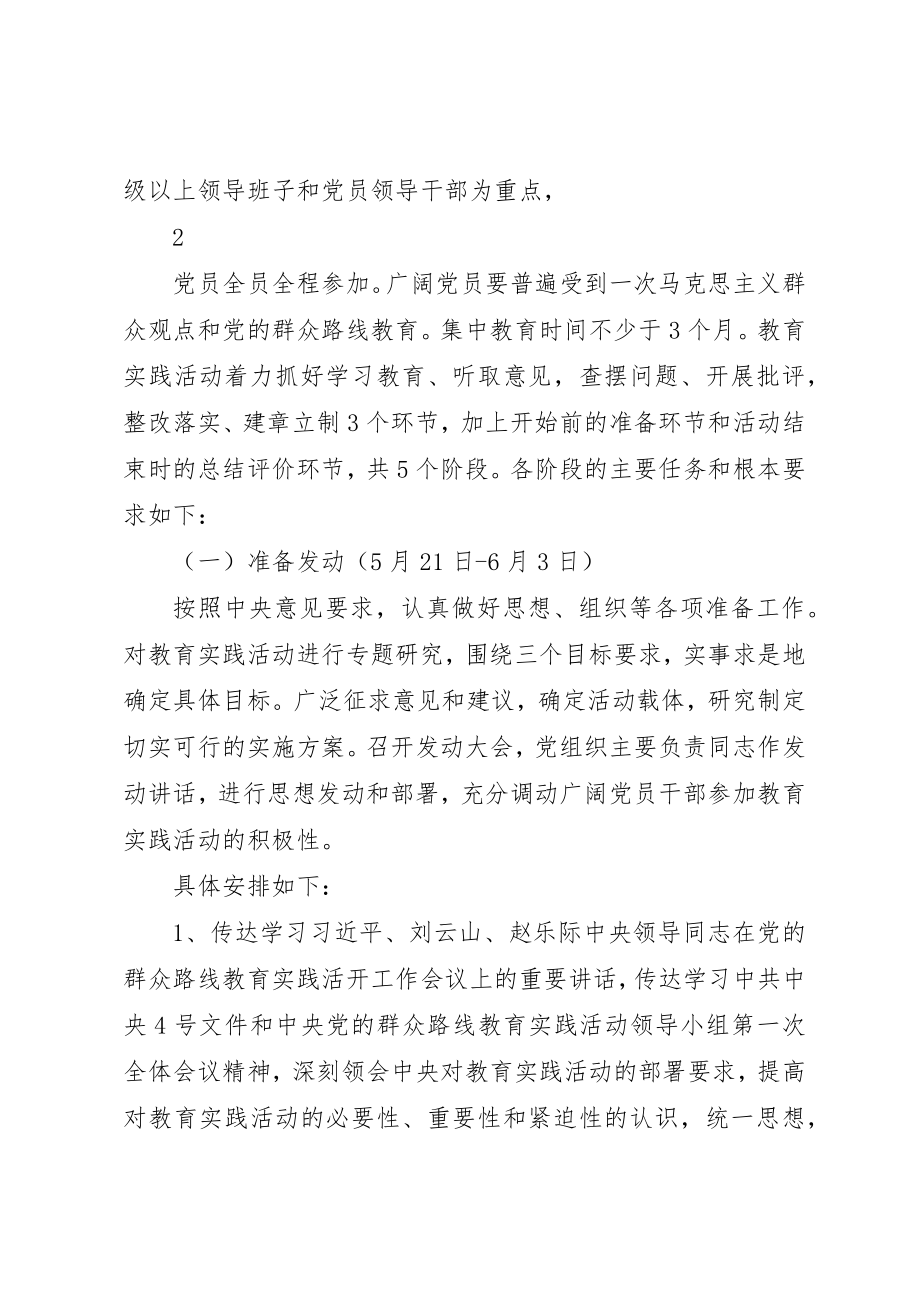 2023年党的群众路线教育实践活动实施方案.docx_第3页