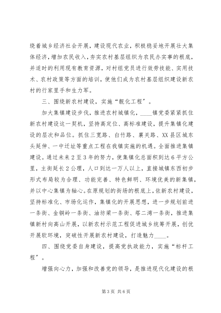 2023年农村党委换届后党建工作的探索与思考.docx_第3页