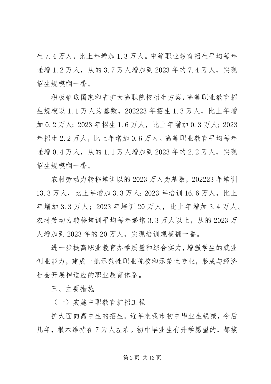 2023年职业教育跨越式发展工作意见.docx_第2页