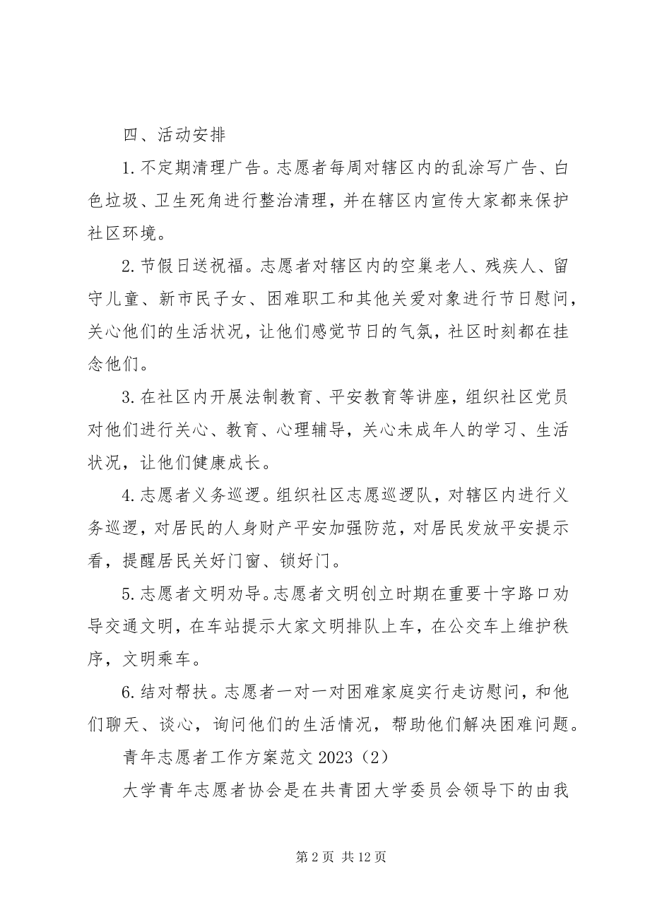 2023年青年志愿者工作计划3.docx_第2页