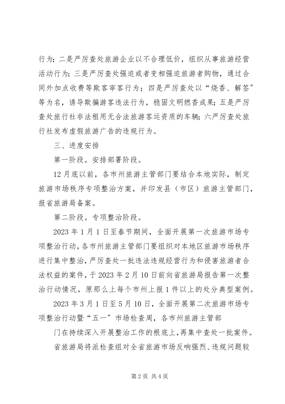 2023年XX省旅游市场秩序专项整治工作.docx_第2页