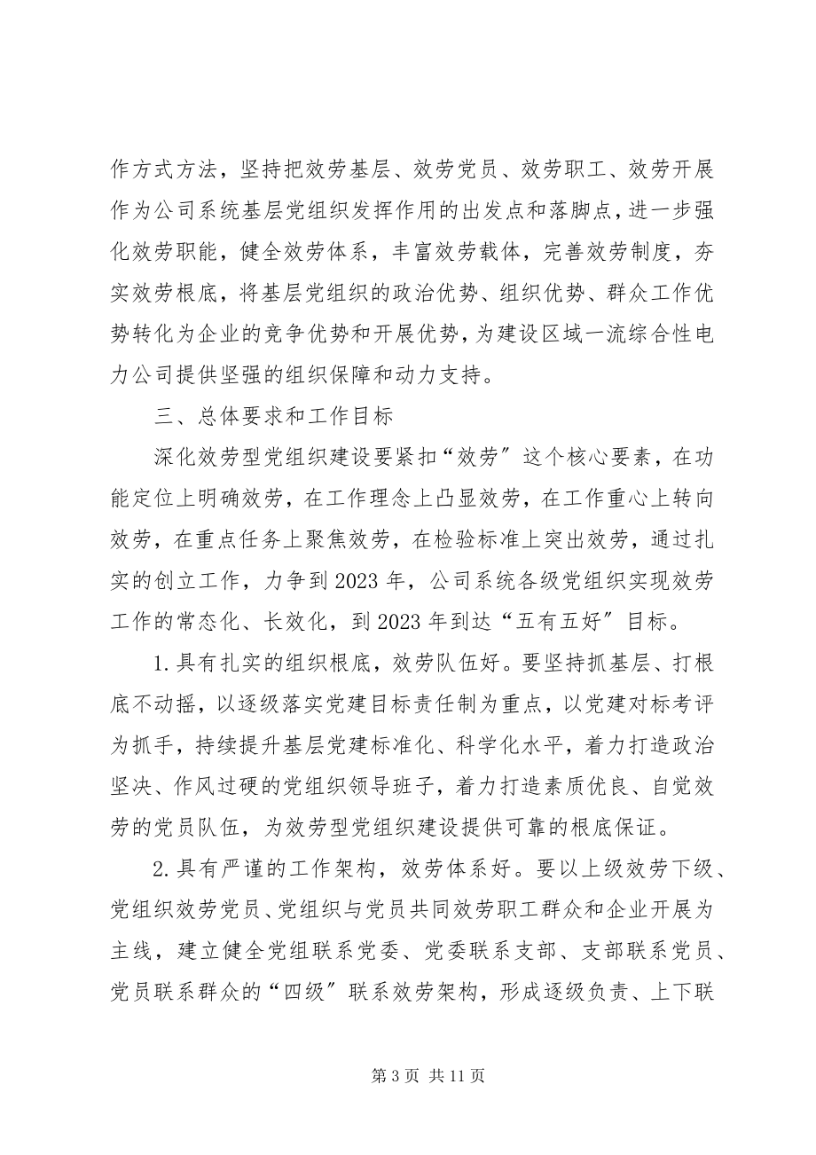 2023年加强基层服务型党组织建设的实施意见.docx_第3页