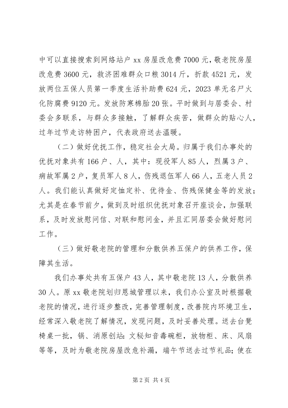 2023年XX社会事务办工作总结标准版新编.docx_第2页