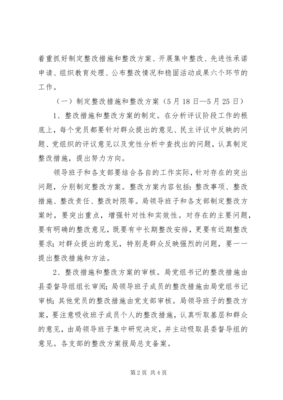 2023年保先教育整改提高阶段的实施意见.docx_第2页