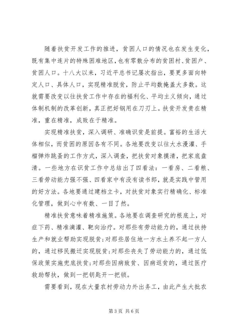 2023年精准脱贫攻坚心得体会范文篇精准脱贫攻坚心得体会.docx_第3页