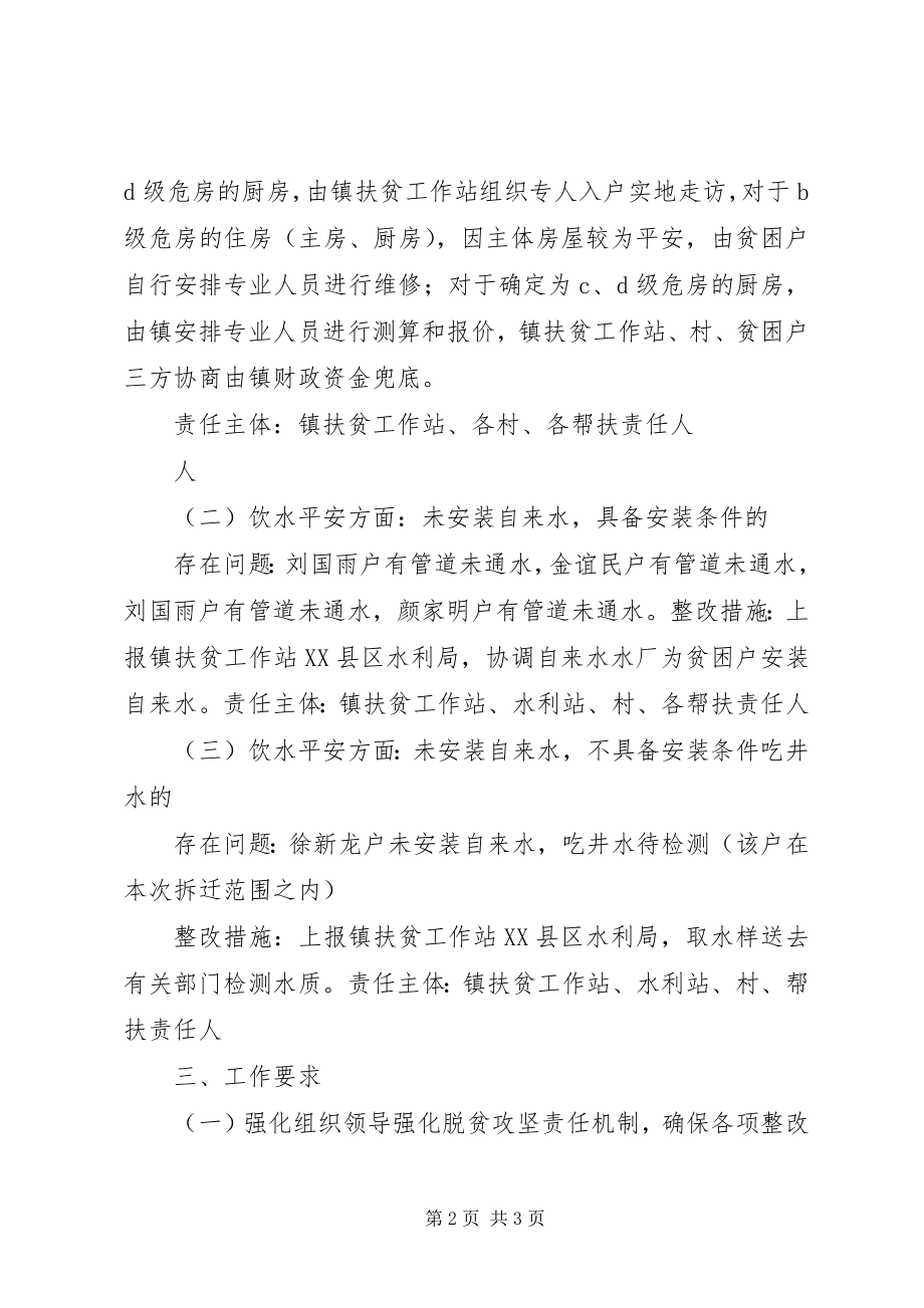 2023年“两不愁三保障”及饮水安全突出问题大排查整改方案.docx_第2页